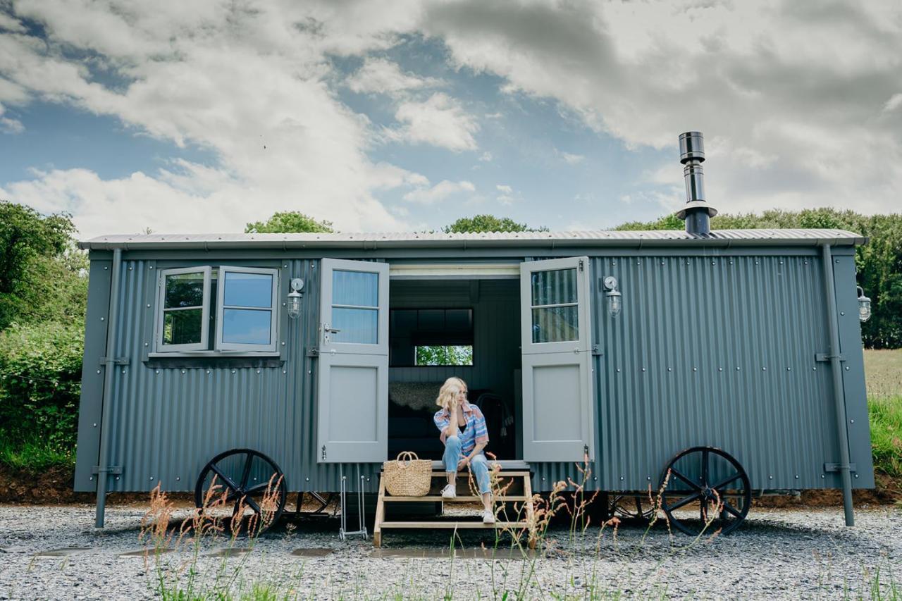 Blatchford Briar - Award Winning Private Shephards Huts With Their Own Secluded Hot Tubs Milton Abbot 외부 사진