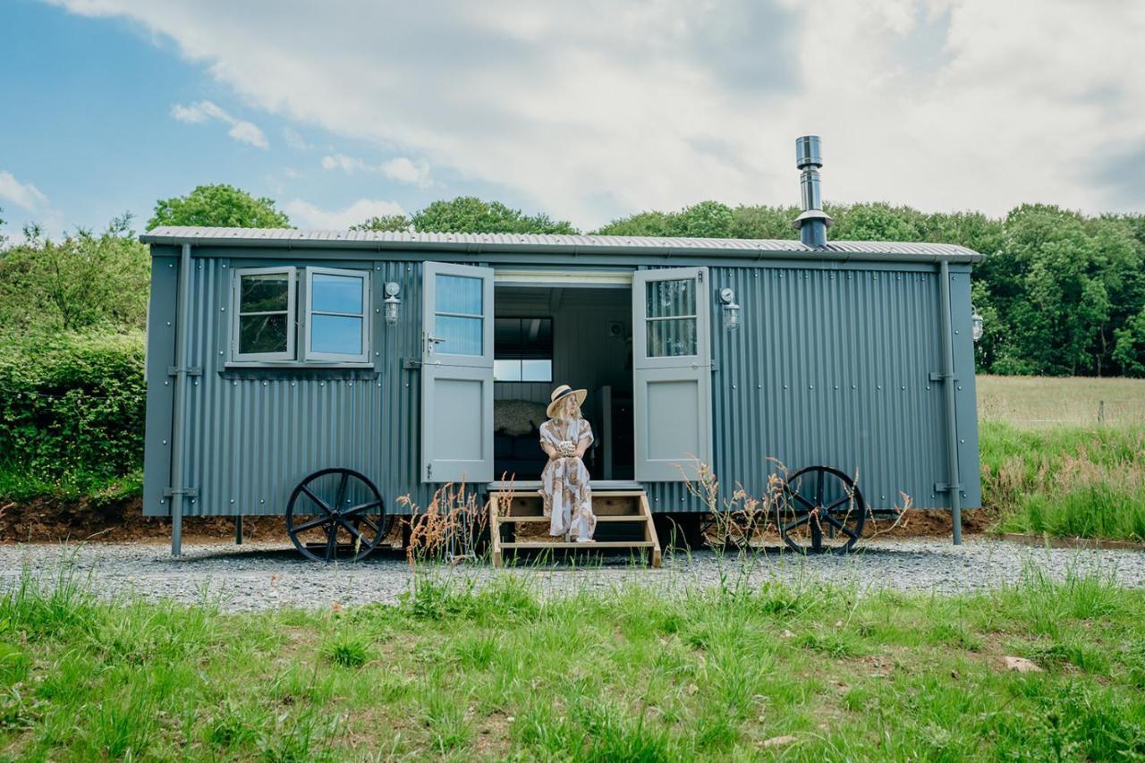 Blatchford Briar - Award Winning Private Shephards Huts With Their Own Secluded Hot Tubs Milton Abbot 외부 사진